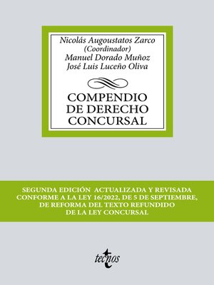 cover image of Compendio de Derecho Concursal